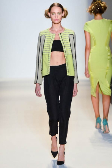 Queeny van der Zande shows NY S/S 2014 Lela Rosa